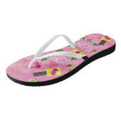 Teenslippers Pedi Style Zomerpols Roze (Schuin)