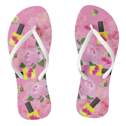 Teenslippers Pedi Style Zomerpols Roze (Voetbed)