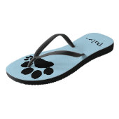 Teenslippers - Polydactyl Paw Prints (Schuin)