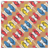 Teenslippers Primaire kleurenstrips Stof (Close Up)