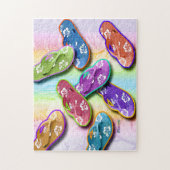 teenslippers Puzzle Legpuzzel (Verticaal)