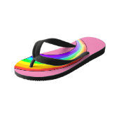 teenslippers _ Rainbow Girl (Schuin)