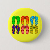 Teenslippers Ronde Button 5,7 Cm (Voorkant)