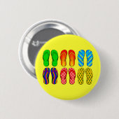 Teenslippers Ronde Button 5,7 Cm (Voorkant /achterkant)