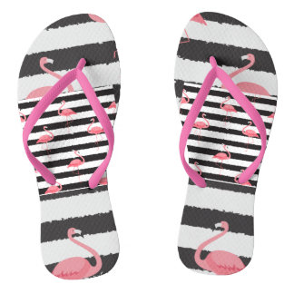 Teenslippers, Roze Flamingo Teenslippers
