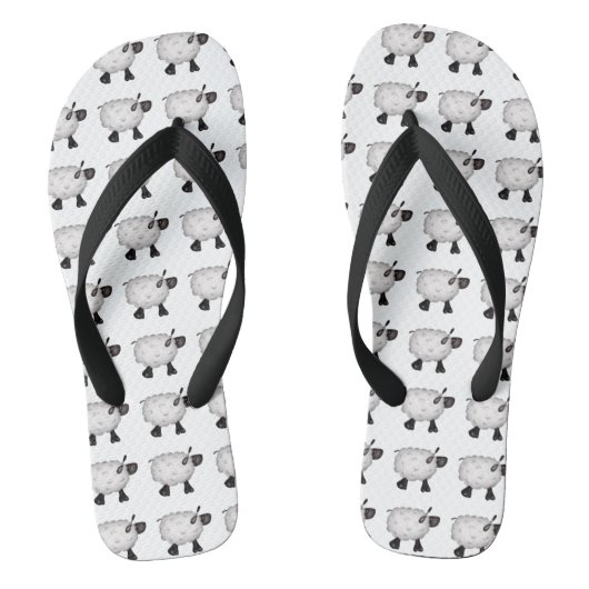 Teenslippers schapen (Voetbed)