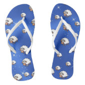Teenslippers schapen (Voetbed)