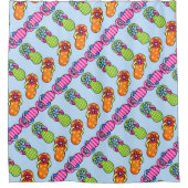 Teenslippers Shower Curtain Douchegordijn (Voorkant)