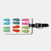 teenslippers Six Pack Bagagelabel (Voorkant horizontaal)