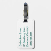 teenslippers Six Pack Bagagelabel (Achterkant verticaal)