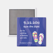 Teenslippers Sla de datummagneet op Magneet (Voorkant / Achterkant)