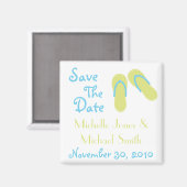 Teenslippers Sla de datummagneten op Magneet (Voorkant / Achterkant)