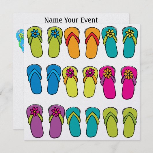 TEENSLIPPERS - SRF KAART (Voorkant / Achterkant)