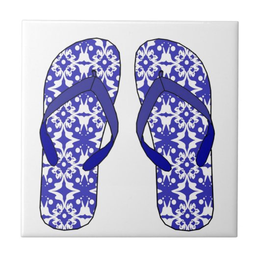 Teenslippers Tegeltje (Voorkant)