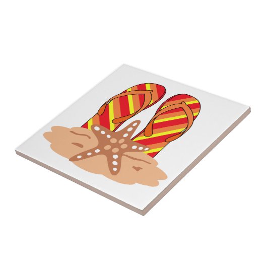 Teenslippers Tegeltje (Zijkant)