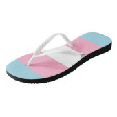 teenslippers "Transgender Flag" (Schuin)