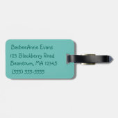 Teenslippers Trio 4 Bagagelabel (Achterkant horizontaal)