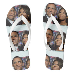 Teenslippers VAN BARACK EN MICHELLE OBAMA
