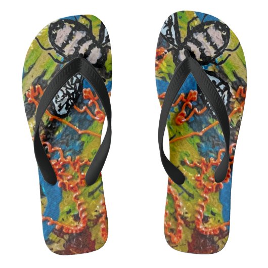 Teenslippers van bijen (Voetbed)