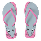 teenslippers van blauwe ratten (Voetbed)