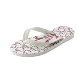 Teenslippers van Canadese aple Leaf Children's (Schuin)