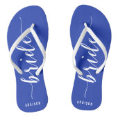 Teenslippers van de Britse Royal Blue Wedding Part (Voetbed)