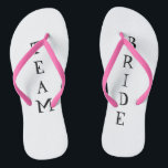 Teenslippers van de bruiddag van het team<br><div class="desc">Teenslippers van de bruiddag van het team</div>