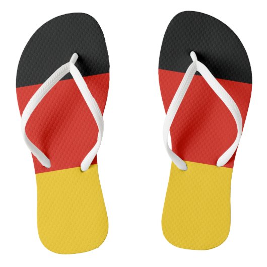 Teenslippers van de Duitse vlag voor mannen en vro (Voetbed)