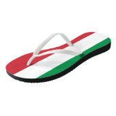 Teenslippers van de Italiaanse vlag voor mannen en (Schuin)