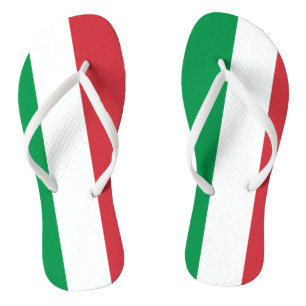 Teenslippers van de Italiaanse vlag voor mannen en