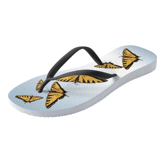 Teenslippers van de oostelijke tijger Swallowtail  (Schuin)