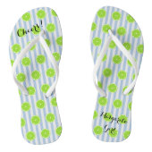 Teenslippers van de partij Lima en Seersucker Fies (Voetbed)