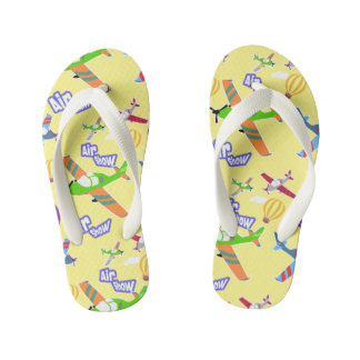 Teenslippers van gele Kinderen Show