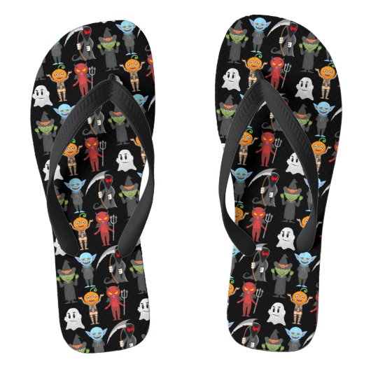 Teenslippers van halloween-partijen (Voetbed)