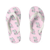Teenslippers van het Kind van het roze gebakken Ba (Voetbed)