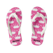 Teenslippers van het kind van roze prinses (Voetbed)