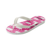 Teenslippers van het kind van roze prinses (Schuin)