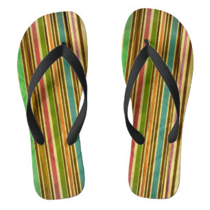 Teenslippers van het oude schoolpleisterpatroon