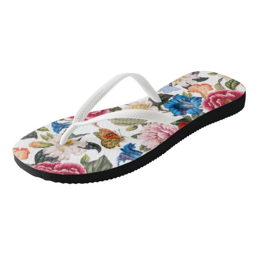 Teenslippers van het type Classy Flowered (Schuin)