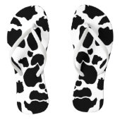 Teenslippers van het zwarte roodpatroon (Voetbed)