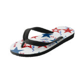 Teenslippers van juli 4 (Schuin)