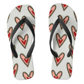 Teenslippers van liefdeshart Schoeisel ( grijze ac (Voetbed)