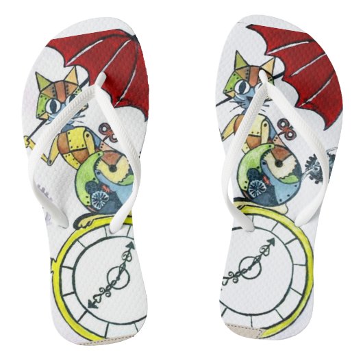 Teenslippers van mechanische katten (Voetbed)