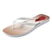 Teenslippers van noordelijke kardinale vogels (Schuin)