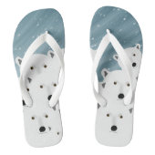 Teenslippers van poolBeren (Voetbed)