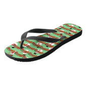 Teenslippers van prettige kerstMannen (Schuin)