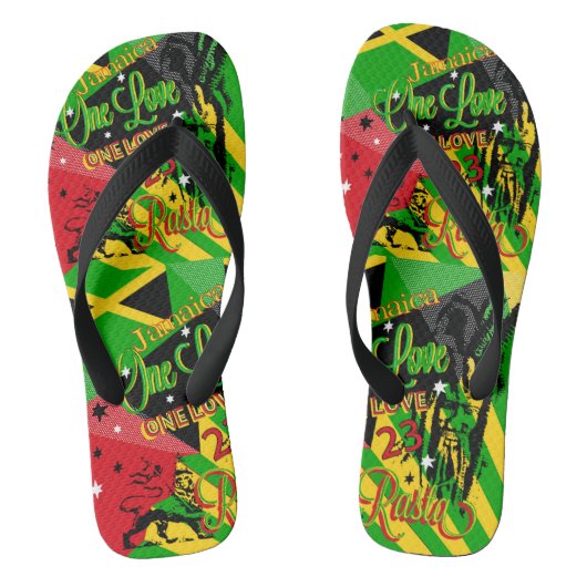 Teenslippers van Rasta Reggae Party (Voetbed)