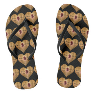 Teenslippers van wijn