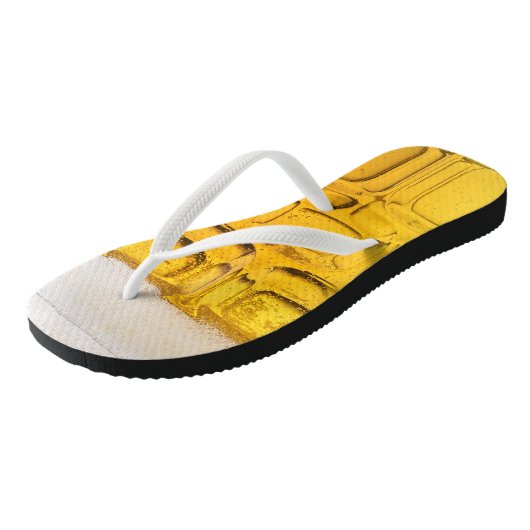 Teenslippers van wolbier (Schuin)