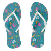 Teenslippers van zomerFloral (Voetbed)